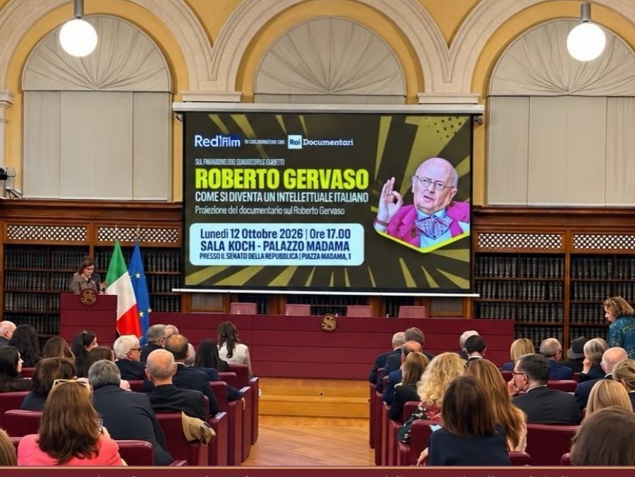 Presentazione documentario Roberto Gervaso Palazzo Madama