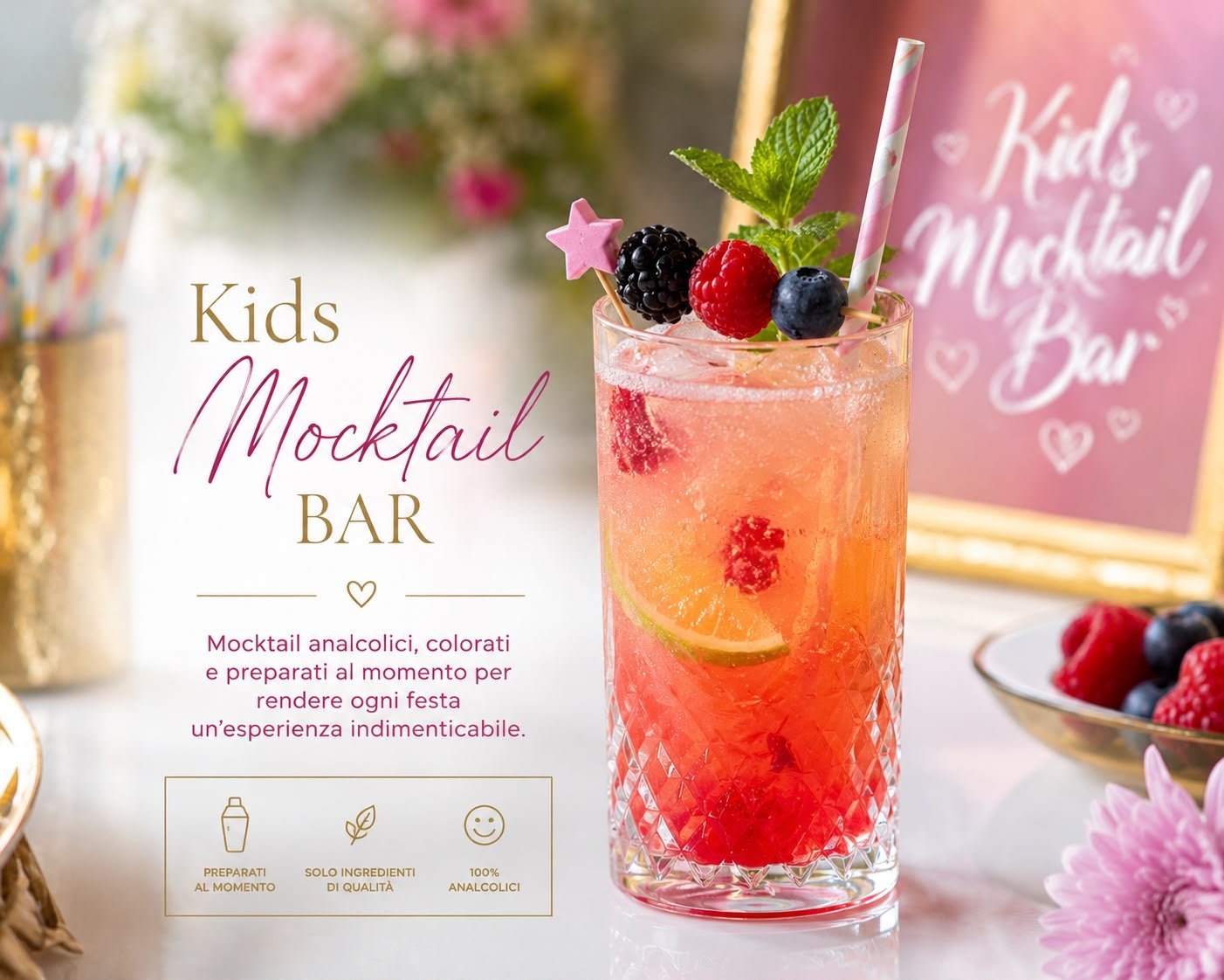 Kids Mocktail Bar